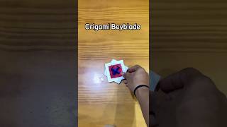 Origami Beyblade #gaming #nostalgia #origami #dobradura #diy #papercraft #paperart #beyblade #piao