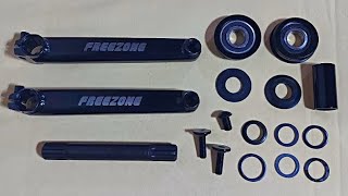 Installing my Freezone 3piece Crank set