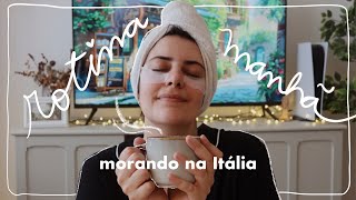 rotina da manhã para um dia produtivo e criativo de trabalho | minha vida na Itália [vlog]