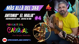 ➡️  " EL MALIA"  ( CARNAVAL)  VICEPRESIDENTE ACCA | ANTIFAZ DE ORO| - MÁS ALLÁ DEL 3x4  | 👽