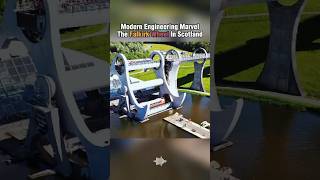 Modern engineering marvel:the falkirk wheel in Scotland #ship #falkirk #infrastructure