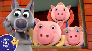 3 Little Pigs | Story Time | Nursery Rhymes and Kids Songs | Little Baby Bum