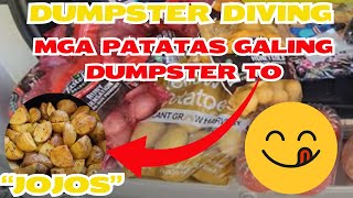 Daming Patatas Galing Sa Dumpster | Napagawa Tuloy Ako Ng Potato Wedges "Jojos" Para Pang Lunch 😋