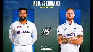 India vs England 4th Test Day 1 Live online Match Ranchi - Cricket 24