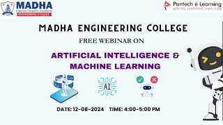 Webinar on AI & ML with Madha Engineering College