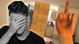 JENGA + FRIENDS = NO