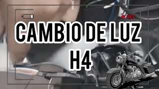 ¿Como cambiar la luz de mi moto?