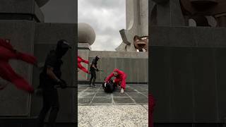 Money Heist vs Police 50.0 #shorts #parkour #moneyheist #police #rednix