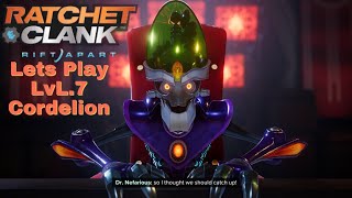 Rachet & Clank rift apart lets play lvl.7 Cordelion - full commentary