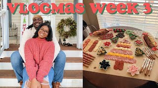 VLOGMAS | Christmas Day, charcuterie board + playing heads up