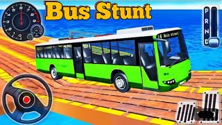 Impossible Bus Stunt Driving 2023 - Mega Ramp Racing Driving Simulator - Android GamePlay #2