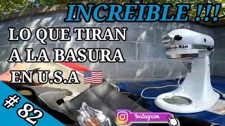 😱 LO QUE TIRAN @ LA BASURA EN 🇺🇸 U.S.A # 82