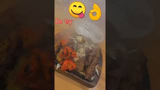 very tasty platter BBQ👍واہ！ کھا کر مزا آ گیا#viral