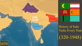 History of Indo Turkic Kingdoms (320-1948)