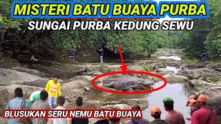 KEJADIAN VIRAL❗AWALNYA DIKIRA BATU ternyata buaya bertapa sampai berlumut