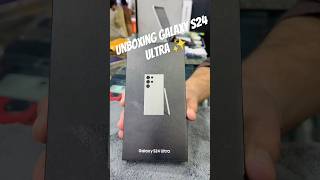 Unboxing Samsung Galaxy S24 Ultra 256GB Titanium Grey 🩶 #samsung #s24ultra #trending #shorts #tech