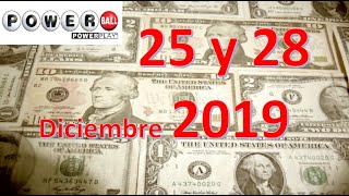 Como ganar Powerball para el día 25 y 28 Diciembre de 2019