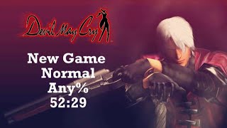 Devil May Cry 1 HD PS5 Any% New Game Normal Speedrun 52:29