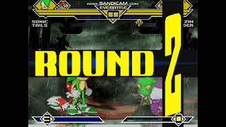 (M.U.G.E.N Battle) SonicV2 and Tails vs. Zim and Chowder