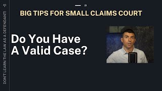 Big Tips for Small Claims Court