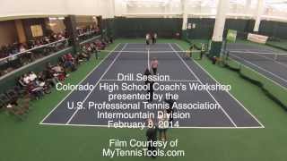 Tennis Drills for High School Coaches -Colorado High School Tennis Coaches Convention 2014