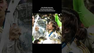 Luka Modric becomes most decorated player in the entire Real Madrid history!