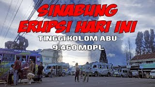 Gunung Sinabung Erupsi Hari ini, Minggu (9/6), Tinggi Kolom ± 9.460 mdpl