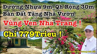 Quá Rẻ Cho Căn Nhà Vườn Ven Nha Trang Rộng 285m2 Chỉ 779tr, đất đường yangbay khánh phú khánh vĩnh