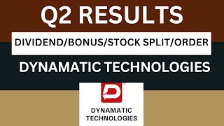 dynamatic tech Q2 Results 2025 | dynamatic tech Results Today | dynamatic tech  Share Latest News