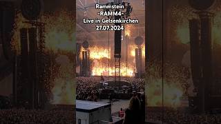 #rammstein - RAMM4 (Pyro) | Live@VELTINSArena Gelsenkirchen | 27.07.24 Europa Stadium Tour 2024