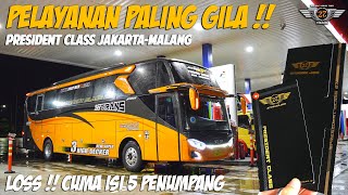 SERVIS CORR, PENUMPANG LOSS CUMA 5 ORANG | Trip 27Trans President Class Bogor-Malang [PART 2]