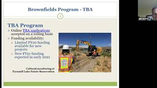 Land, Chemical and Redevelopment Division Director Session (2020 Tribal EPA Region 9 Conference)