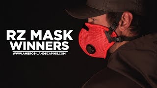 RZ Mask Giveaway Winners!