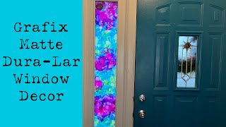 Grafix Matte Dura-Lar Window Decor