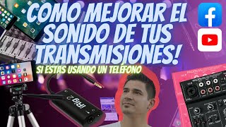 Como conectar tu mezcladora a tu telefono (para iglesias)