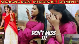 Shabana most memorable moments , cute rare videos and clips | #sembaruthi #shabana