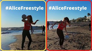 Football Tricks with @AliceFreestyle! #AliceFreestyle