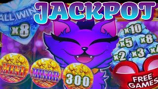 ★1st HAND PAY on YOUTUBE !! JACKPOT on the NEW SLOT !!★WHISKER WHEELS KISMET KAT Slot (Aristocrat)☆栗