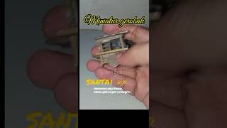 Miniatur grobak dari kardus #diy #kardus#miniature