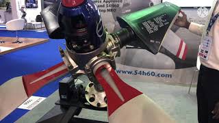 Aircraft Hydromatic Propeller on Display at Dubai Airshow 2021.