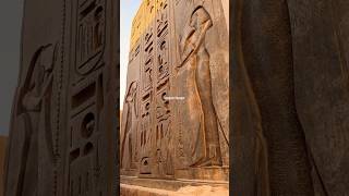 3D Symbols at Luxor Temple #shorts #egypt #travel