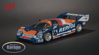 1:24 Tamiya Porsche 962C  How To Build   Scale Model   Baubericht