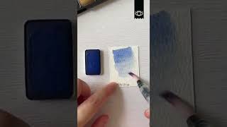 The Shimmer from Mineral Watercolor 😍💕Han Blue Watercolor Sampling