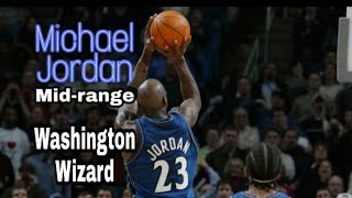 Michael Jordan Pull up Mid-range and Fade away | Washington wizard