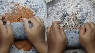 Pata Varvanta / slate pencil crumbling asmr so satisfying / slate pencil /slate pencil powder #asmr