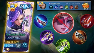 20 KILLS WTF!! THIS NEW BENEDETTA BUILD CAN MELT ENEMIES IN 1 SECONDS!? 😱 | MOBILE LEGENDS