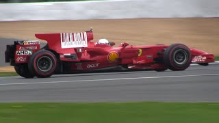 Ferrari F2008 Around Silverstone Circuit - 2.4L F1 V8 Sound