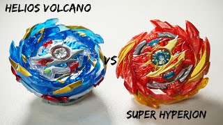 Beyblade Burst Helios Volcano Vs Super Hyperion