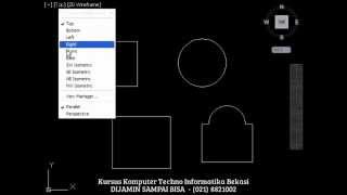 Techno Informatika - Belajar AutoCAD 2 D& 3D DI JAMIN SAMPAI BISA!