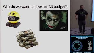 How to Budget for IDS | Brian Heitzman | CircleCityCon 2.0